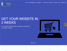Tablet Screenshot of cliqportal.com